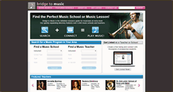 Desktop Screenshot of bridgetomusic.com