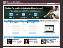 Tablet Screenshot of bridgetomusic.com